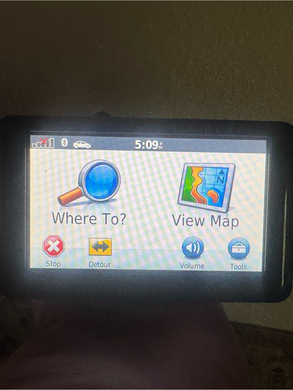 Portable Car GPS Navigator - Black